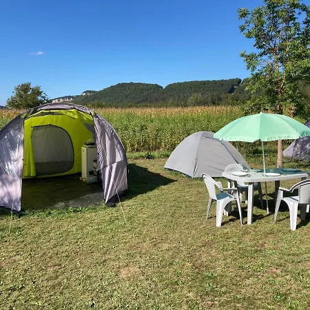 Camping Paradis Le Céou Saint-Cybranet Esterno foto