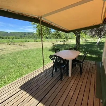 Camping Paradis Le Céou Saint-Cybranet Esterno foto