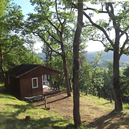 Camping Paradis Le Céou Saint-Cybranet Esterno foto